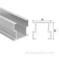 3538 soporte de rejilla de perfil de aluminio industrial